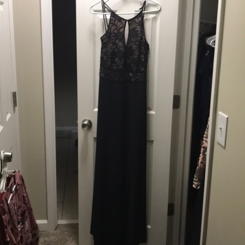 Black formal dress